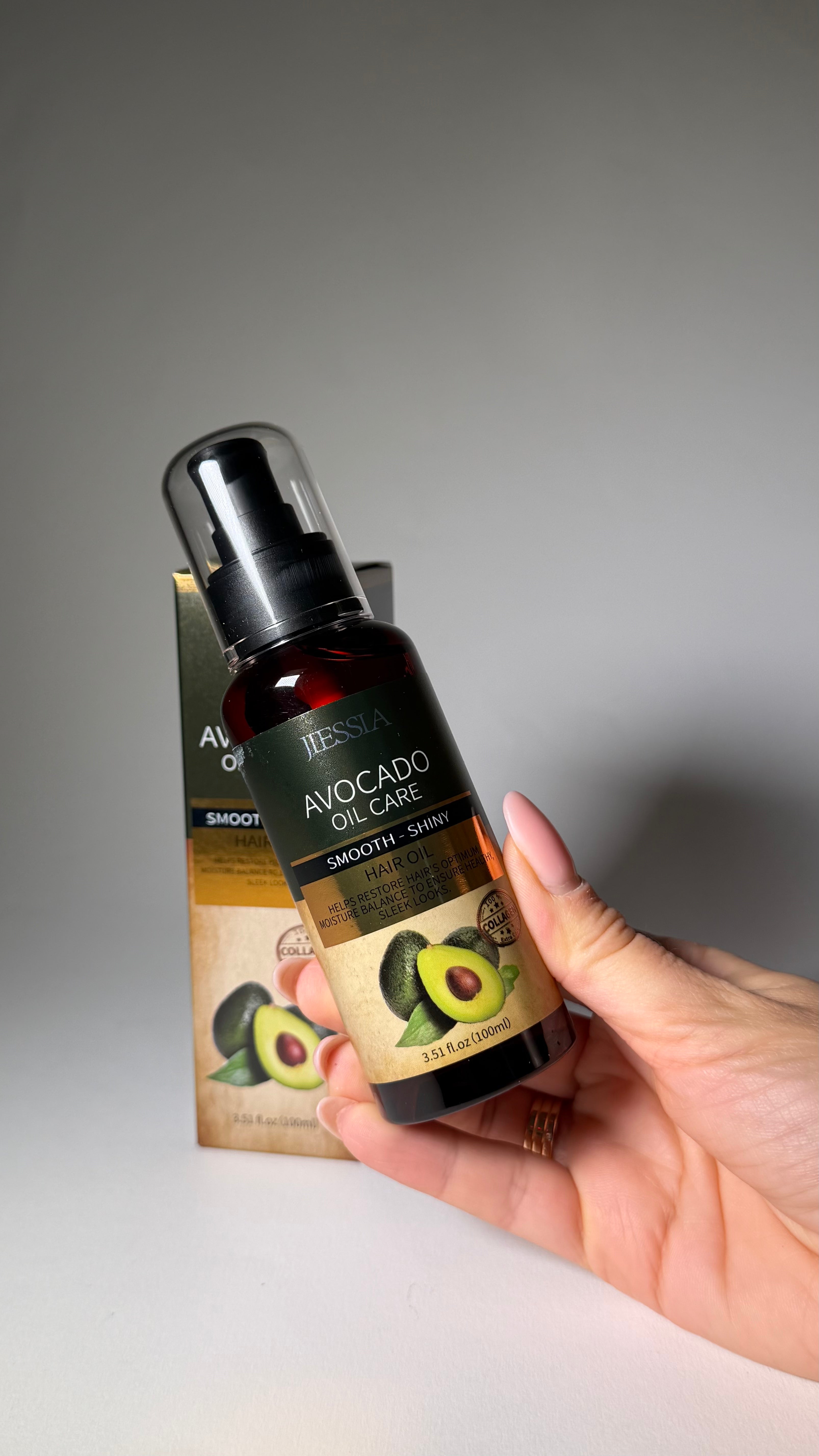 Ulei pentru păr cu avocado și keratină Jiessia – 100 ml