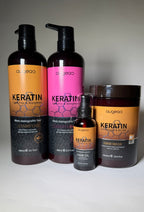 Set complet cu keratină pentru îngrijirea și repararea părului
