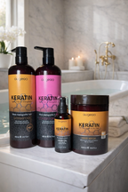 Set complet cu keratină pentru îngrijirea și repararea părului