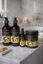 Set complet cu ulei de avocado pentru îngrijirea părului și scalpului