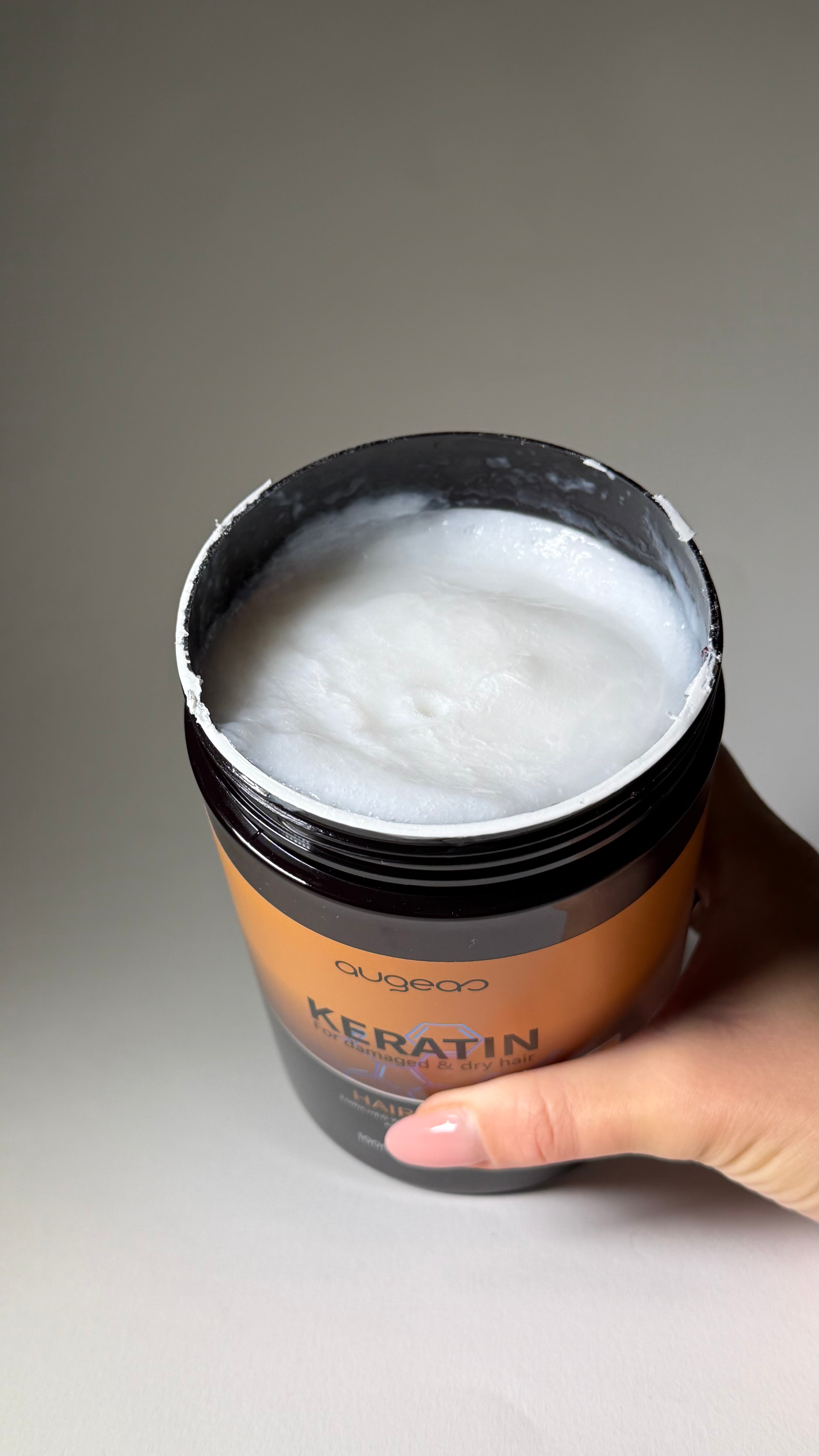 Mască pentru păr cu keratină Augeas – reparare intensivă și hidratare profundă - 1000ml