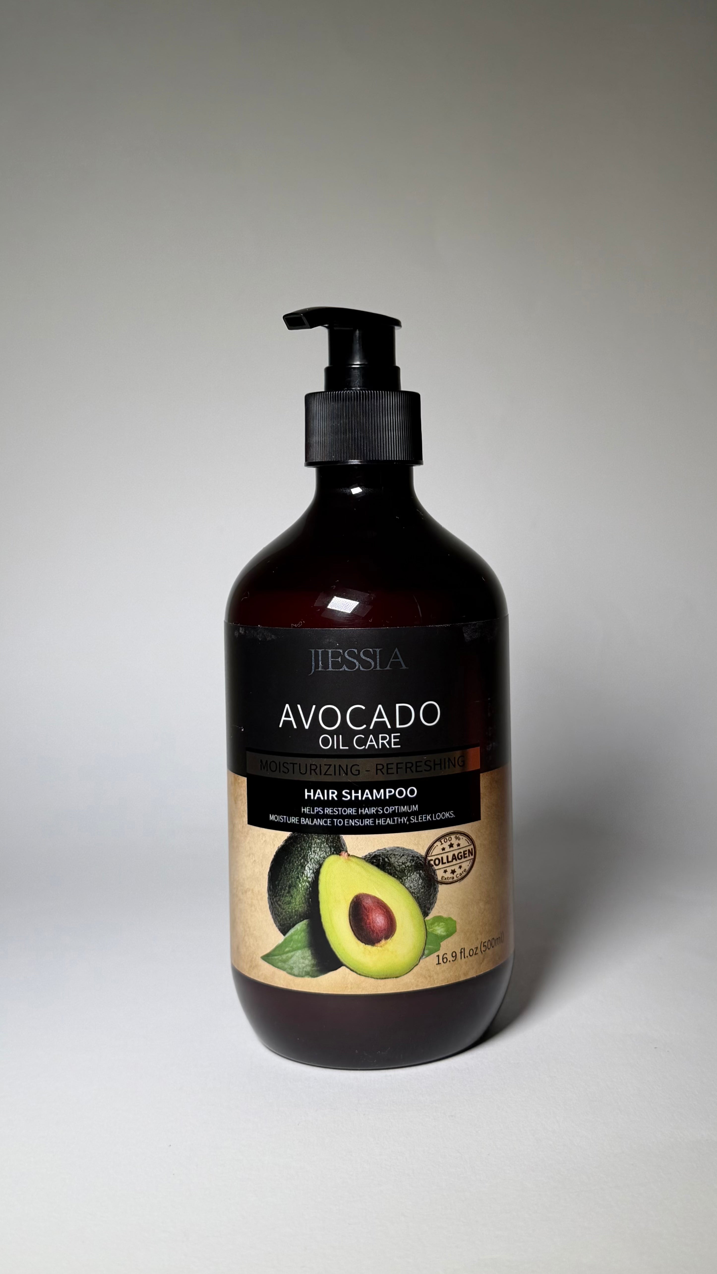 Șampon cu ulei de avocado fără silicon – anti-mătreață și hidratare – 500 ml