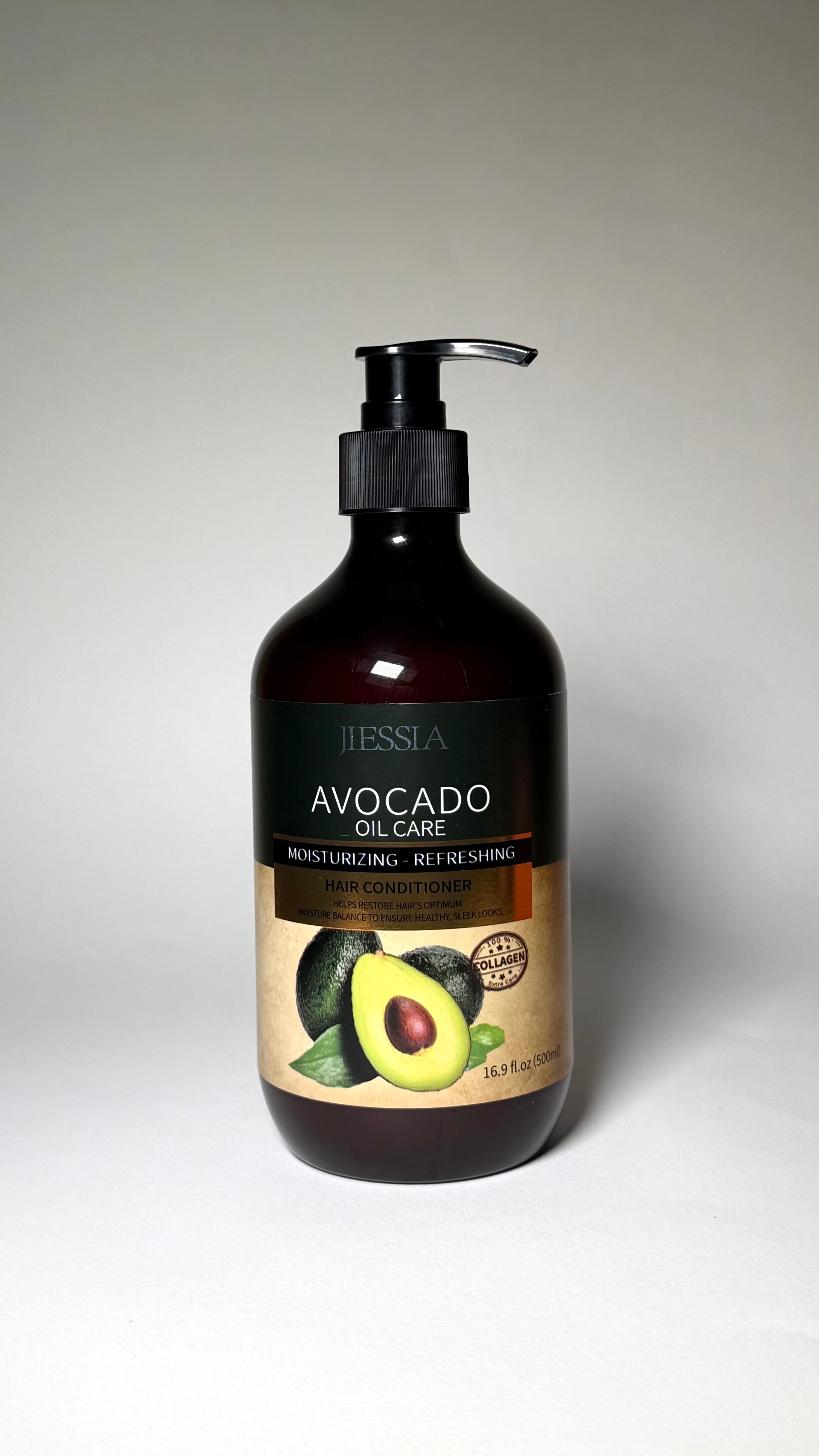 Conditioner cu ulei de avocado fără silicon – hidratare și protecție scalp – 500 ml