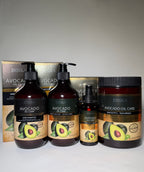 Set complet cu ulei de avocado pentru îngrijirea părului și scalpului