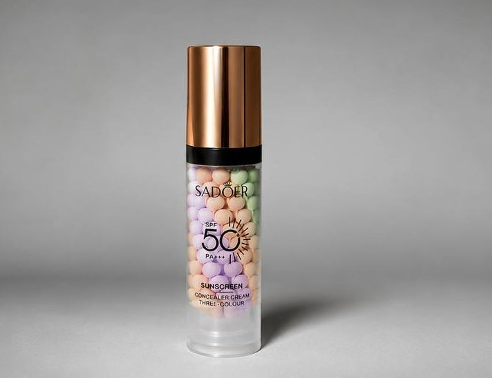 Cream SPF50 PA+++ Primer + protecție solară + corecție de culoare