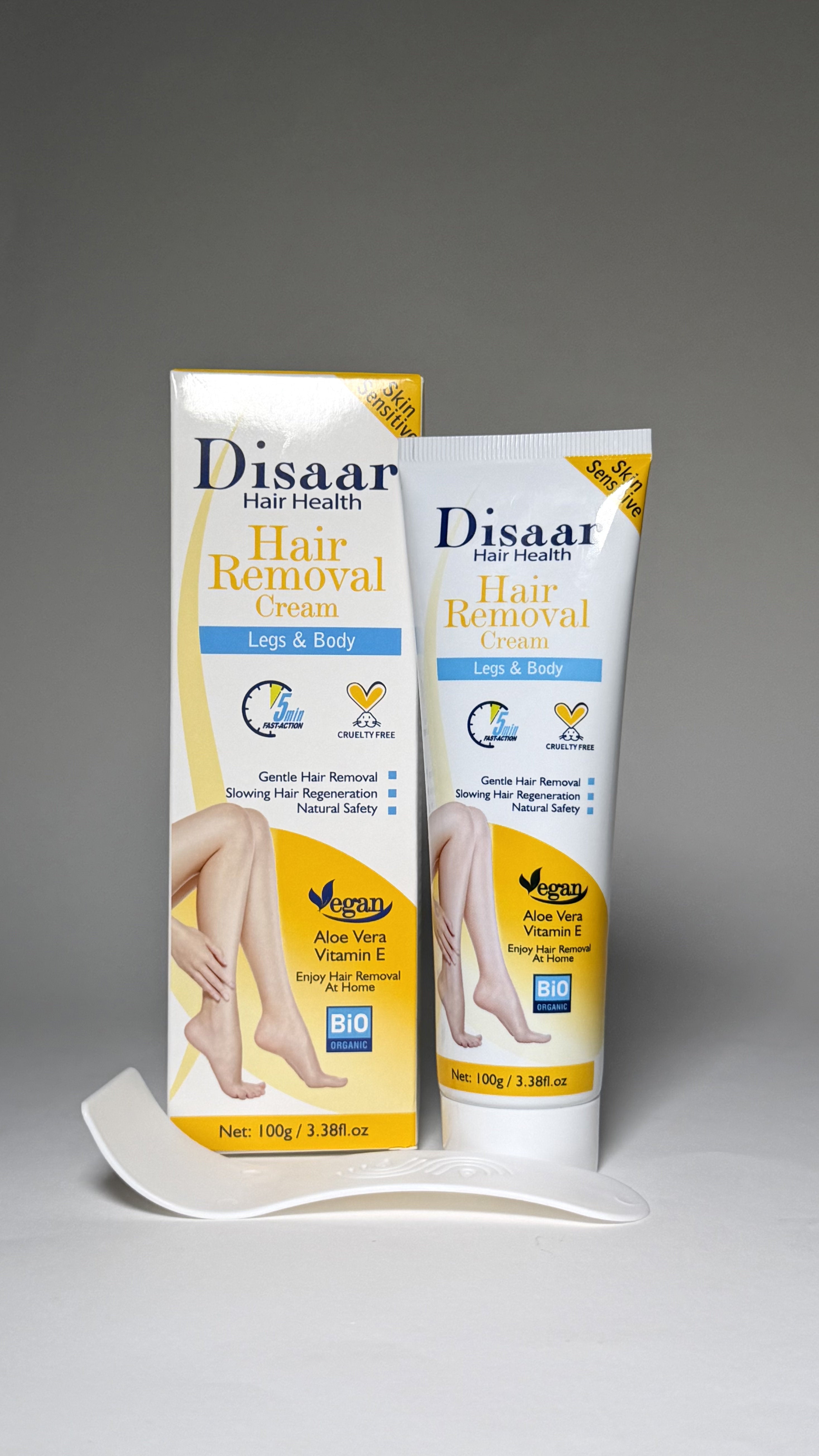Cremă depilatoare cu Aloe Vera și Vitamina E