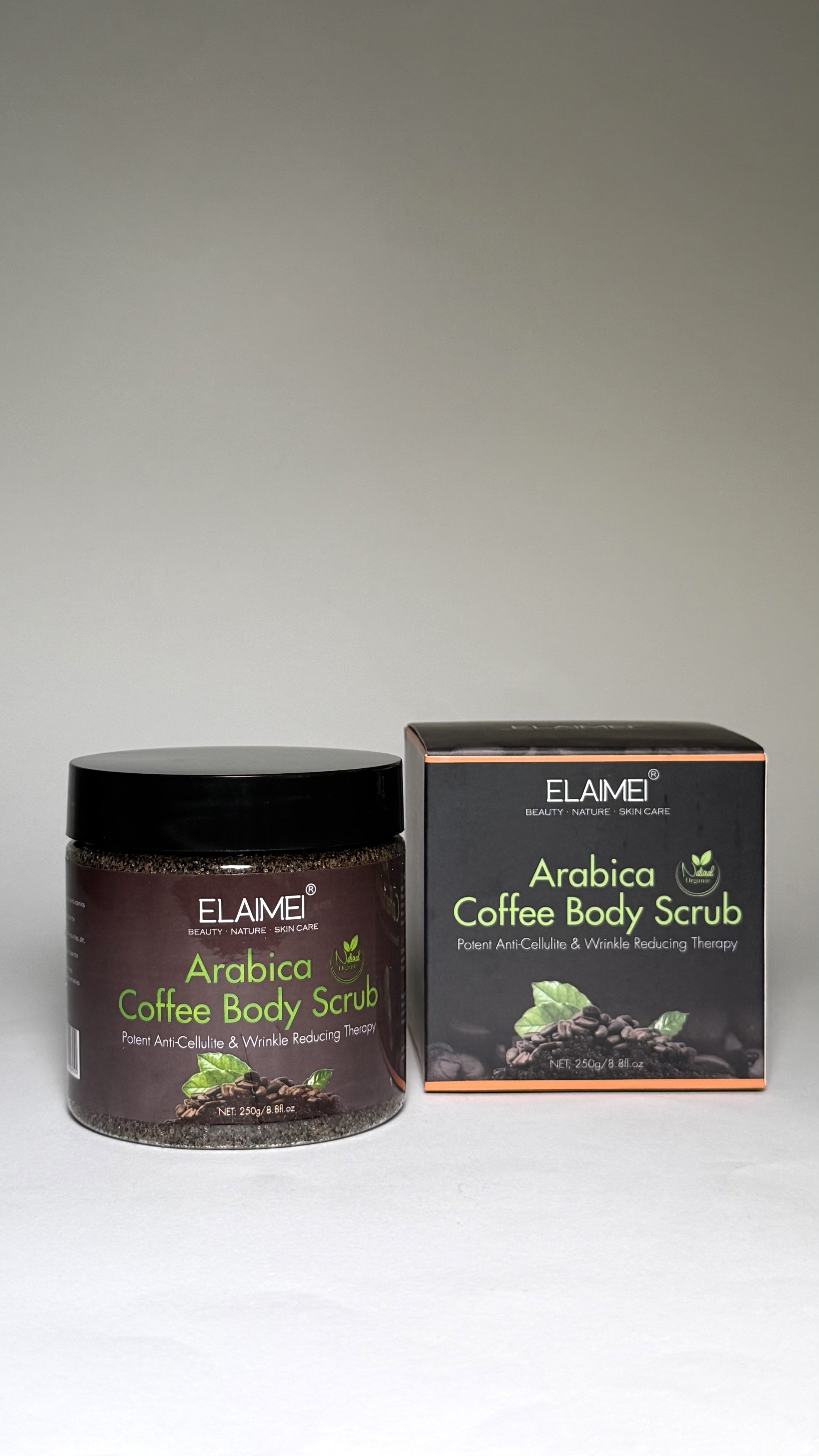 Scrub de corp cu cafea