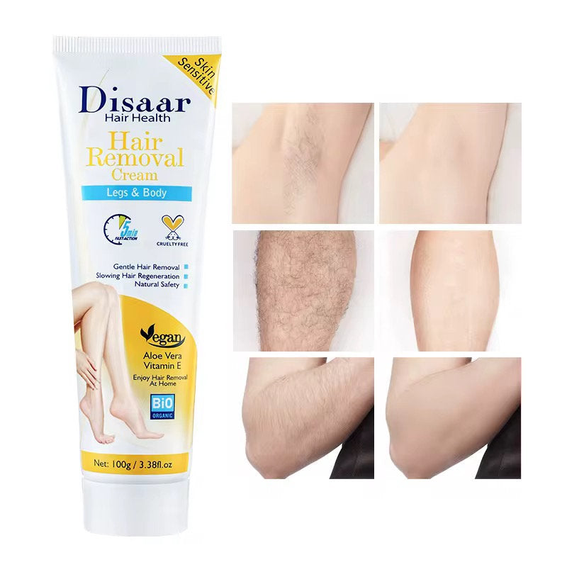 Cremă depilatoare cu Aloe Vera și Vitamina E