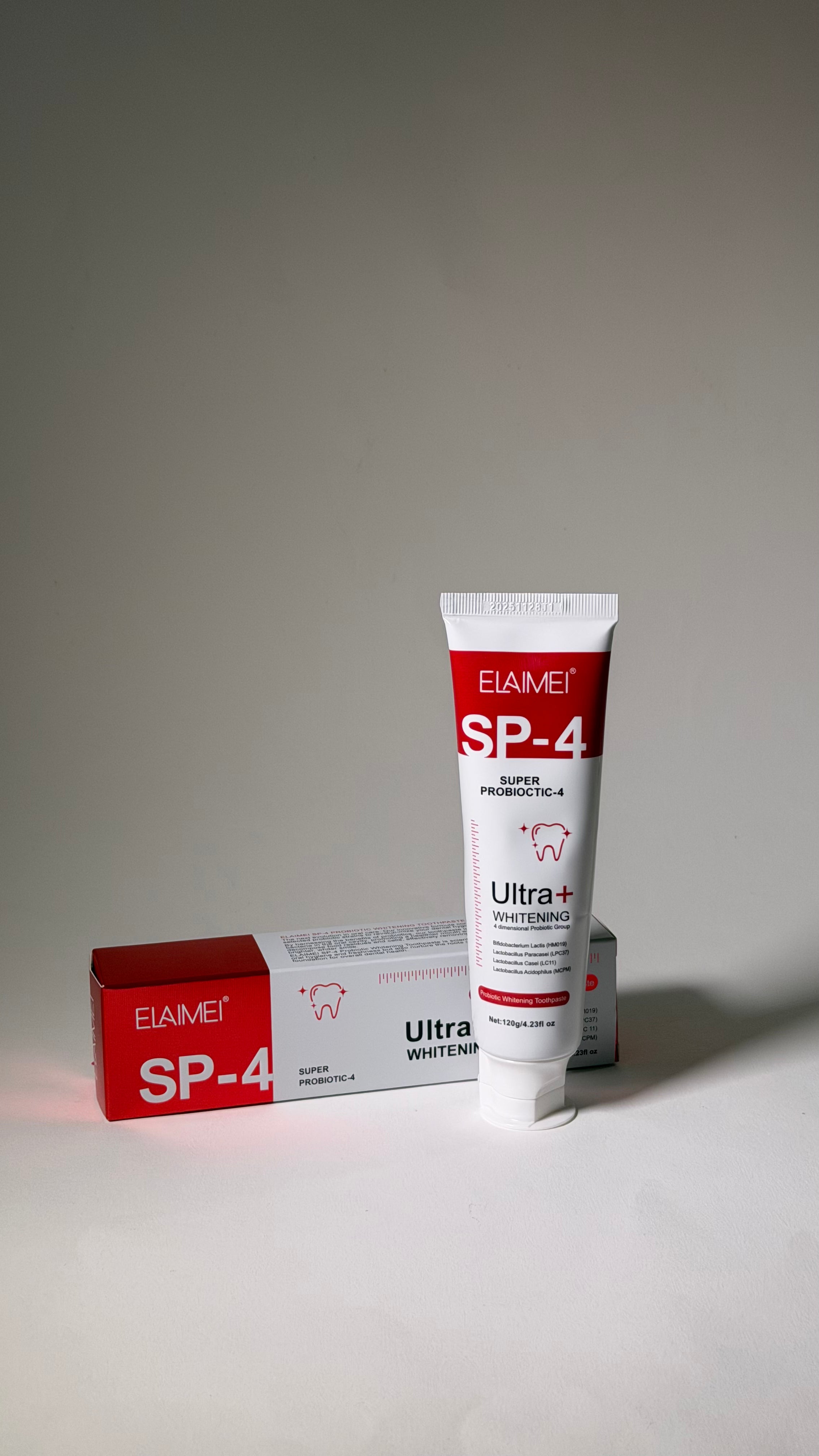 Pastă de dinți probiotică pentru albire și respirație proaspătă ELAIMEI SP-4 – 120 g