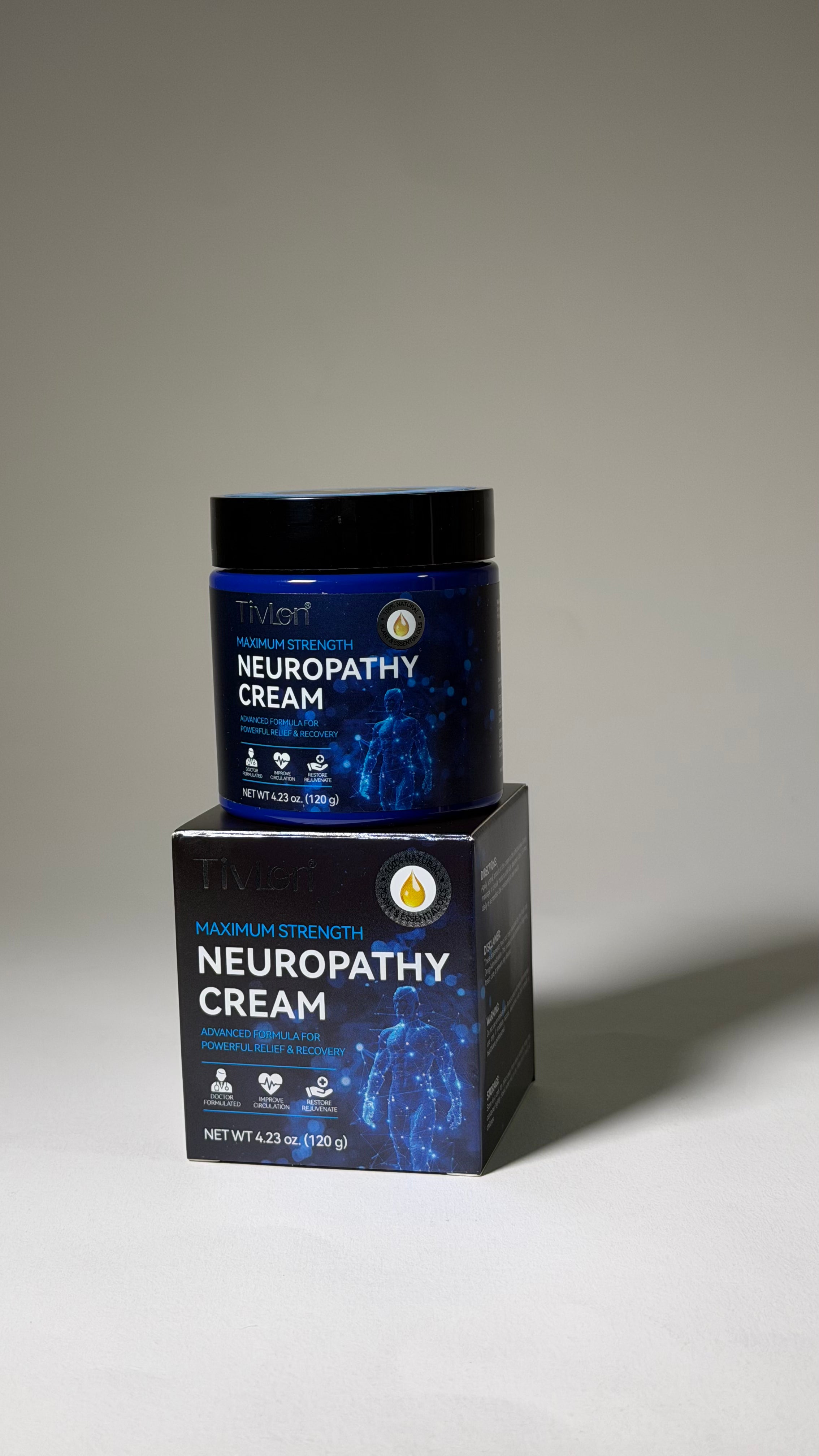 Cremă TIVLON pentru neuropatie și dureri musculare – 120 g