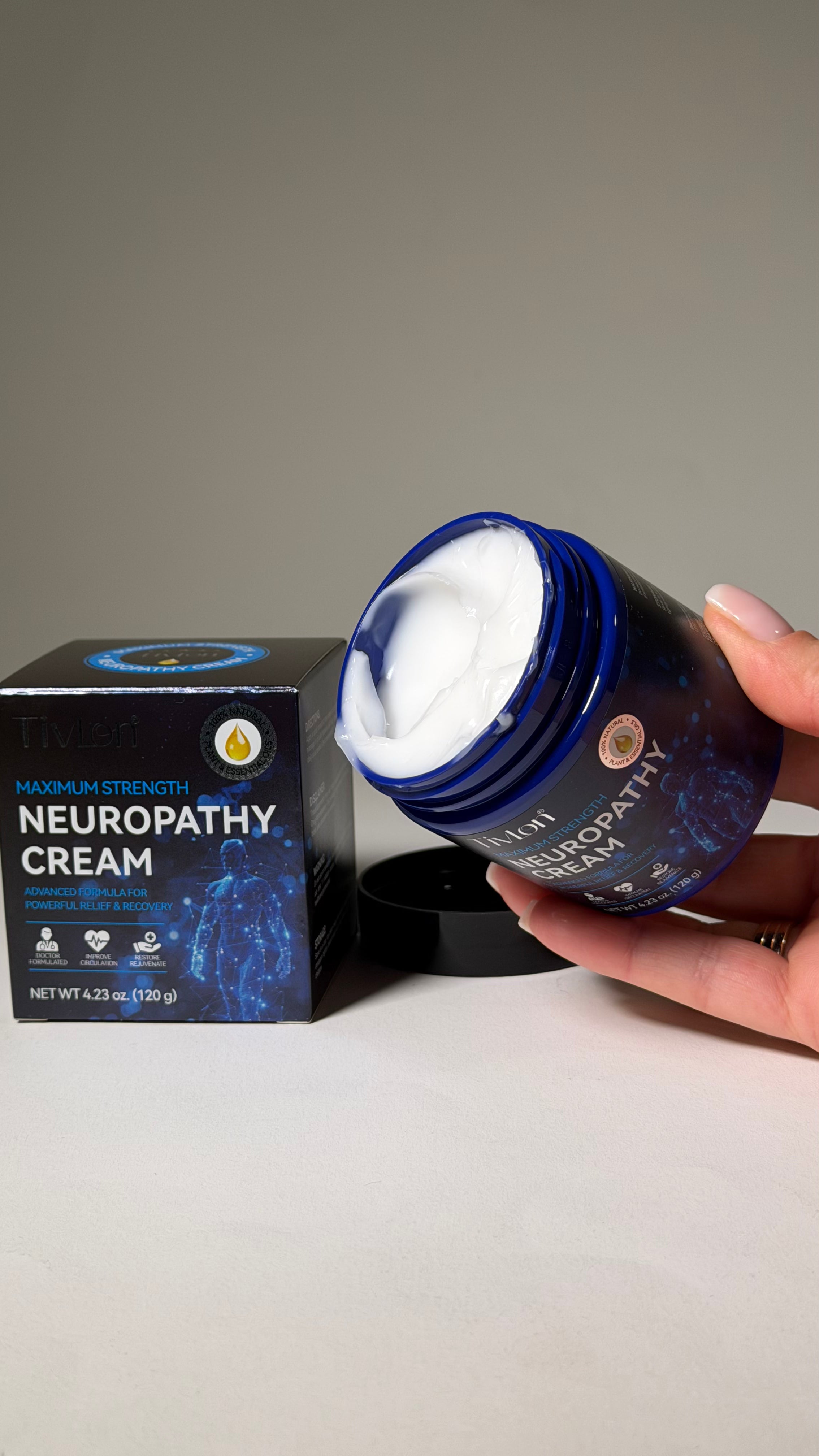 Cremă TIVLON pentru neuropatie și dureri musculare – 120 g
