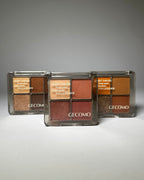 Paletă Fard de Pleoape – 4 Culori Mat &amp; Sclipire Fină