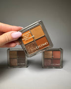 Paletă Fard de Pleoape – 4 Culori Mat &amp; Sclipire Fină