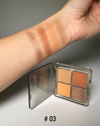 Paletă Fard de Pleoape – 4 Culori Mat &amp; Sclipire Fină