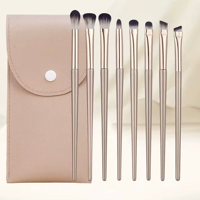 Set 8 Pensule pentru machiajul ochilor – profesional &amp; confortabil