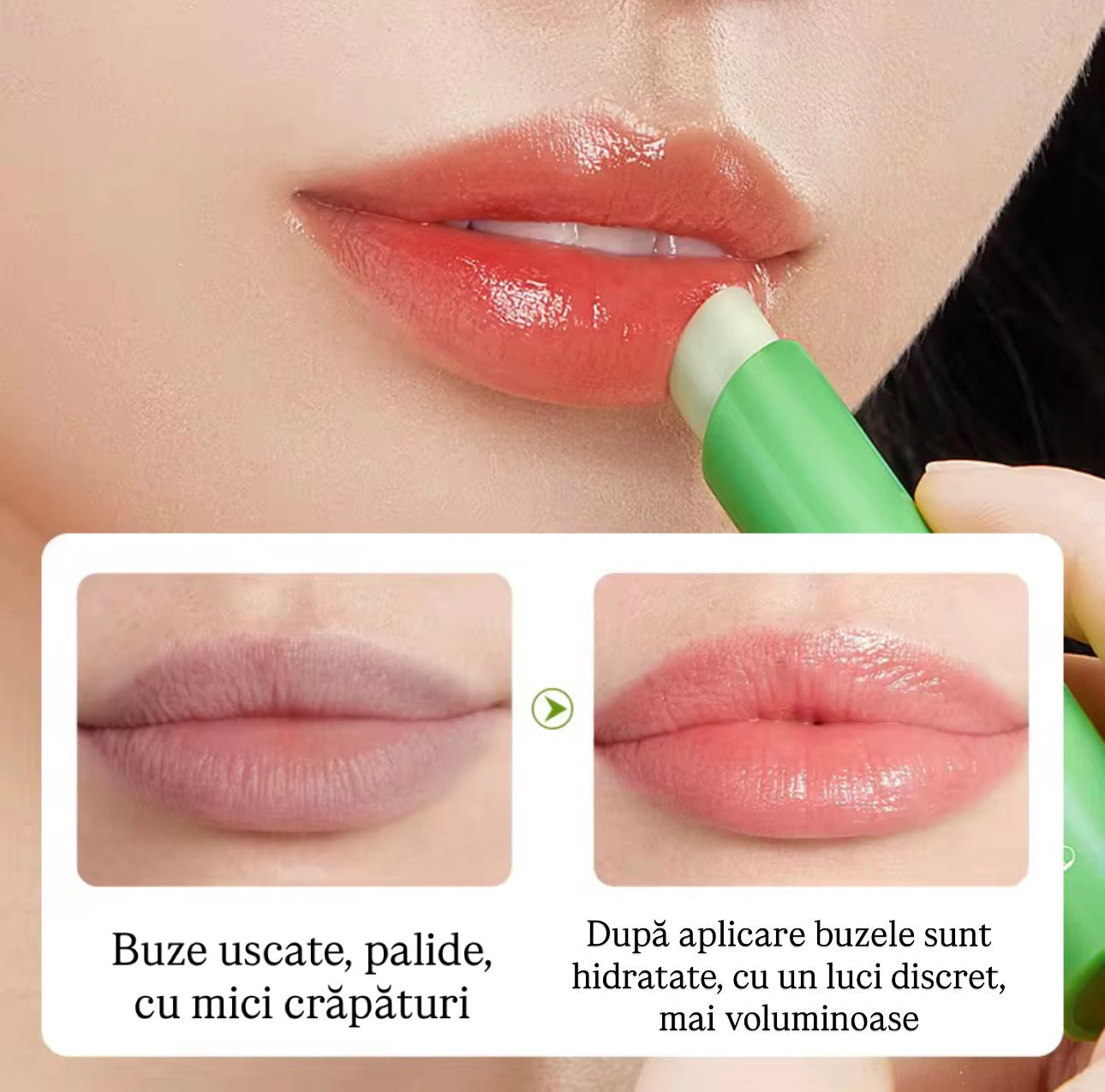 Balsam Buze cu Aloe Vera Organică